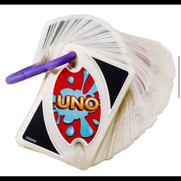 UNO SPLASH NEW UNOPENED Waterproof clear card game - Picture 2 of 9
